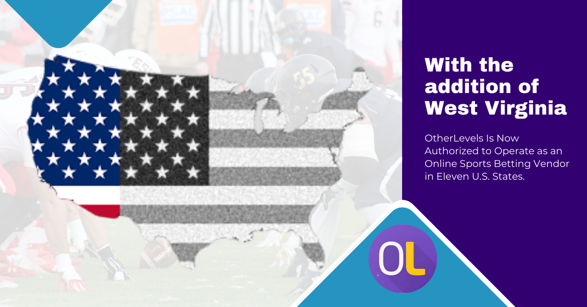You are currently viewing OtherLevels Now Authorized to Operate as an Online Sports Betting Vendor in Eleven U.S. States 